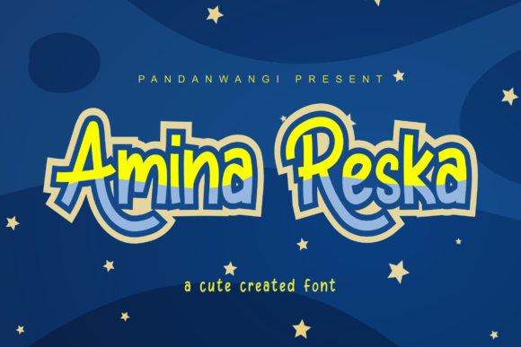 Amina Reska: A Playful Display Font for Makers