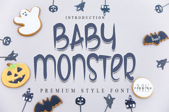 Baby Monster: A Playfully Spooky Display Font for Handmade Creations