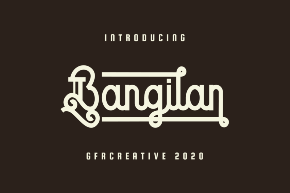 Bangilan: A Display Font with Vintage Editorial Charm