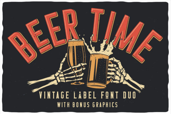 Beer Time: A Bold Display Font That Elevates Your Brand
