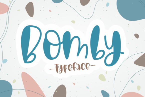 Bomby: A Playful Display Font for Small Business Branding