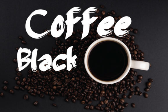 Coffee Black Font: A Crafter's Dream Display Typeface