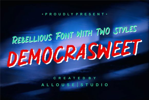 Democrasweet: A Neat Display Font for Web Designers