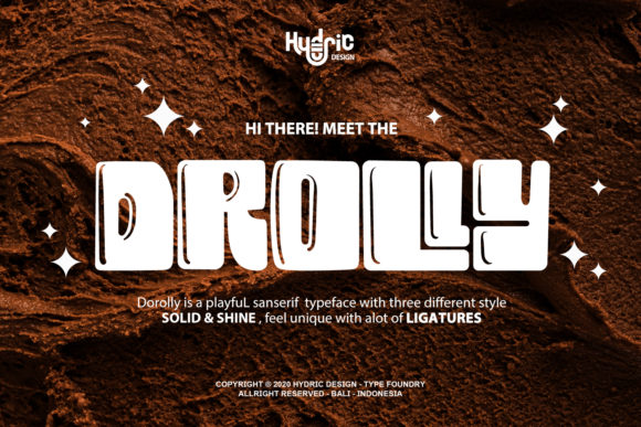 Drolly: A Bold Display Font That Cuts Through the Feed