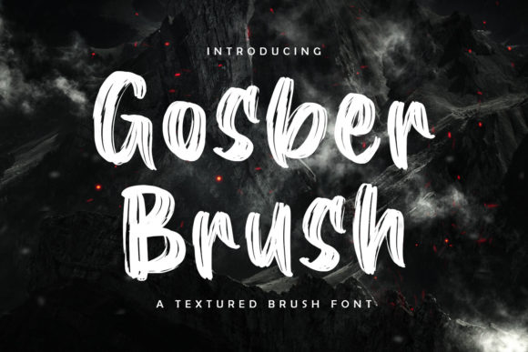Gosber Brush: A Handwritten Font for Web Designers