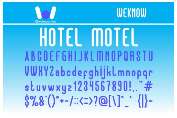 Hotel Motel: A Tall Display Font for Editorial Design