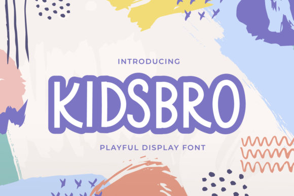 Kidsbro: A Display Font With Editorial Charm