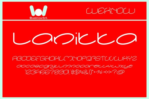 Lanitta: A Playful Display Font for Soulful Branding