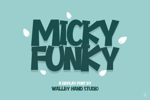 Micky Funky: A Playful Display Font for Bright Editorial Projects
