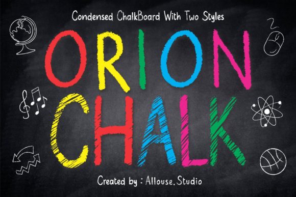 Orion Chalk: A Playful Display Font for Web Designers