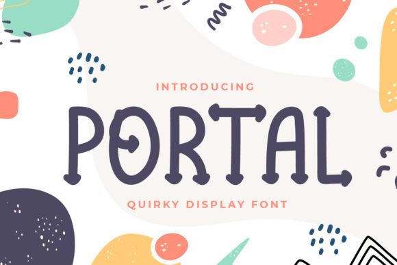 Portal Font: A Bold Display Typeface for Campaign Design