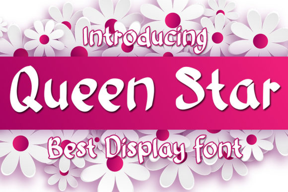 Queen Star: A Bouncy Display Font for Playful Branding