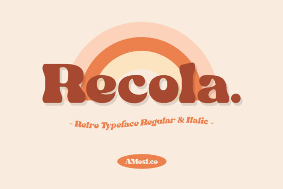 Recola: The Retro Display Font for Bold Marketing Visuals