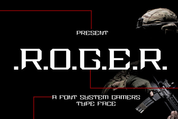 Roger: A Robotic Display Typeface for Bold Creative Projects