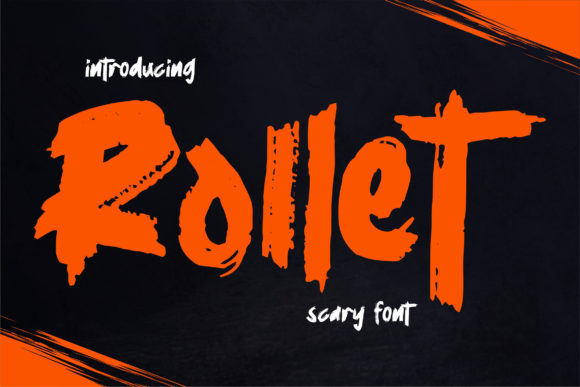 Rollet: A Dramatic Display Font for Publishers