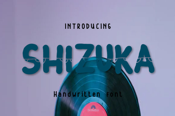 Shizuka: A Bold Display Font for Handmade Product Design