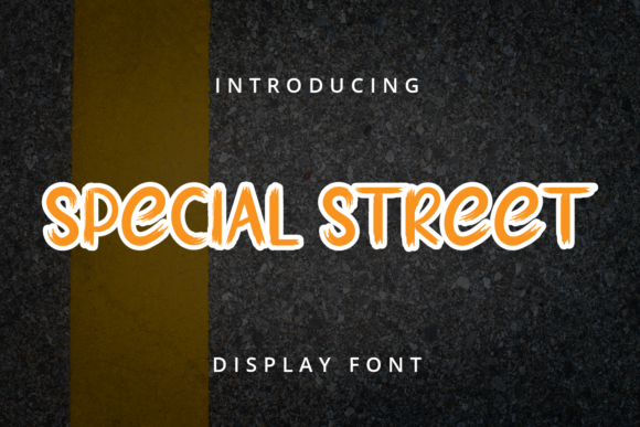 Special Street: A Playful Brush Font for Handmade Products