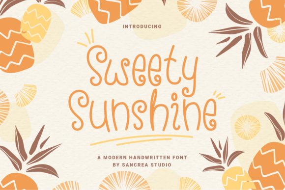 Sweety Sunshine: A Display Font for Editorial Work