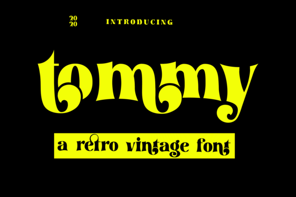 Tommy: The Bold Lettered Display Typeface Every Crafter Needs