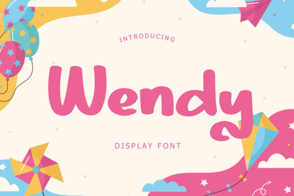 Wendy: A Playful Display Font for High-Impact Campaigns