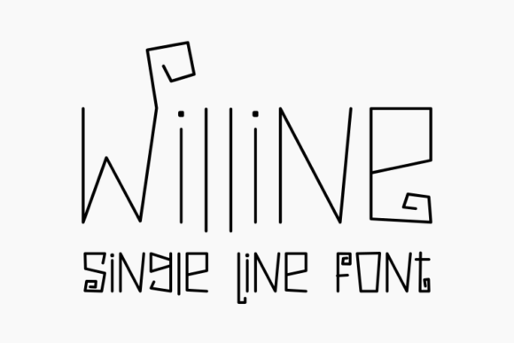 Willine: A Neat Display Font for Clean Branding Projects